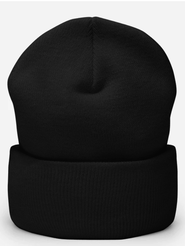 Cuffed Winter Hat (Embroidery)