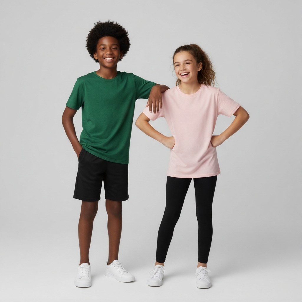 Youth Airlume Cotton Athletic Tee